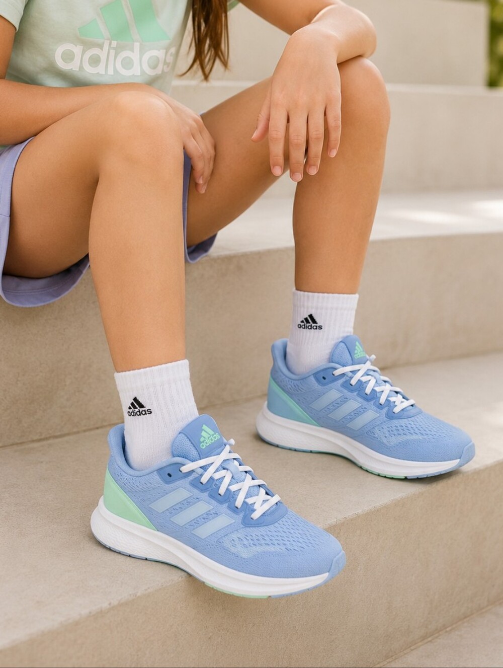 Adidas Ultrarun 5 Athetic Gym Shoes Size 4.5 US NWT